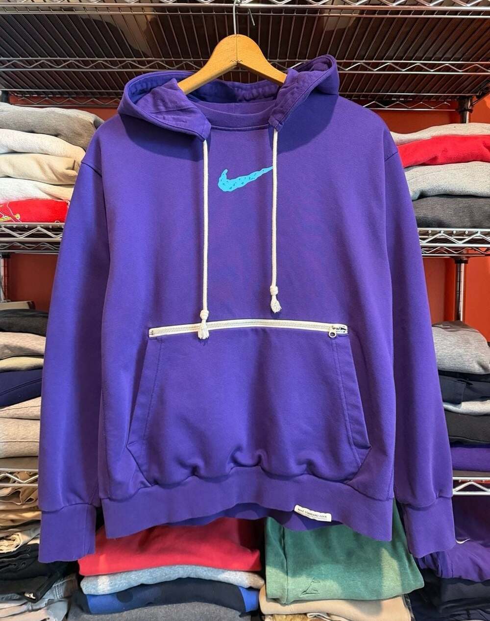 Nike LeBron Fruity Pebbles Standard Issue Hoodie Size L Purple